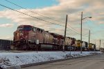 CP AC44CW Locomotives in the yard